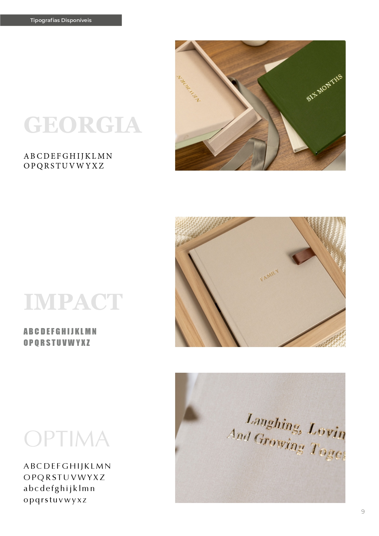 Tipo de letra – Hot Stamping